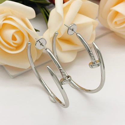 [Luna Brilliance] JUSTE NO DIAMOND LARGE EARRINGS