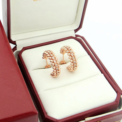 [Luna Brilliance] CLASH FULL DIAMOND MEDIUM EARRINGS
