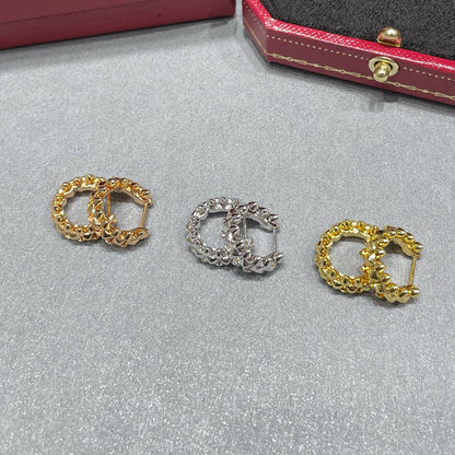 [Luna Brilliance] CLASH MINI HOOP EARRINGS