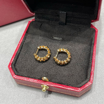 [Luna Brilliance] CLASH MINI HOOP EARRINGS