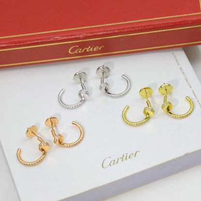 [Luna Brilliance] JUSTE FULL DIAMOND DOUBLE EARRINGS