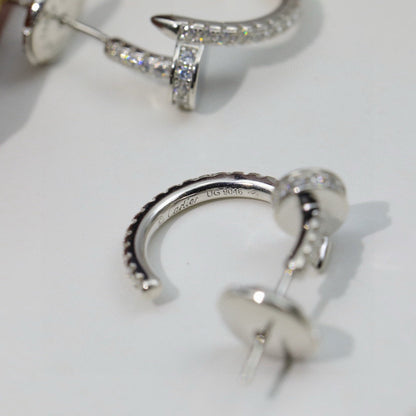 [Luna Brilliance] JUSTE FULL DIAMOND DOUBLE EARRINGS