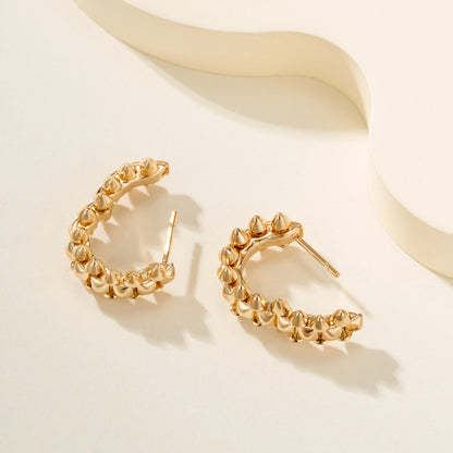 [Luna Brilliance] CLASH MINI HOOP EARRINGS