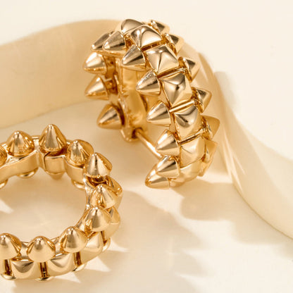 [Luna Brilliance] CLASH MINI HOOP EARRINGS
