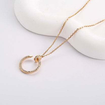 [Luna Brilliance] JUSTE NECKLACE FULL DIAMOND