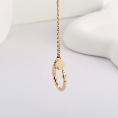 [Luna Brilliance] JUSTE NECKLACE FULL DIAMOND