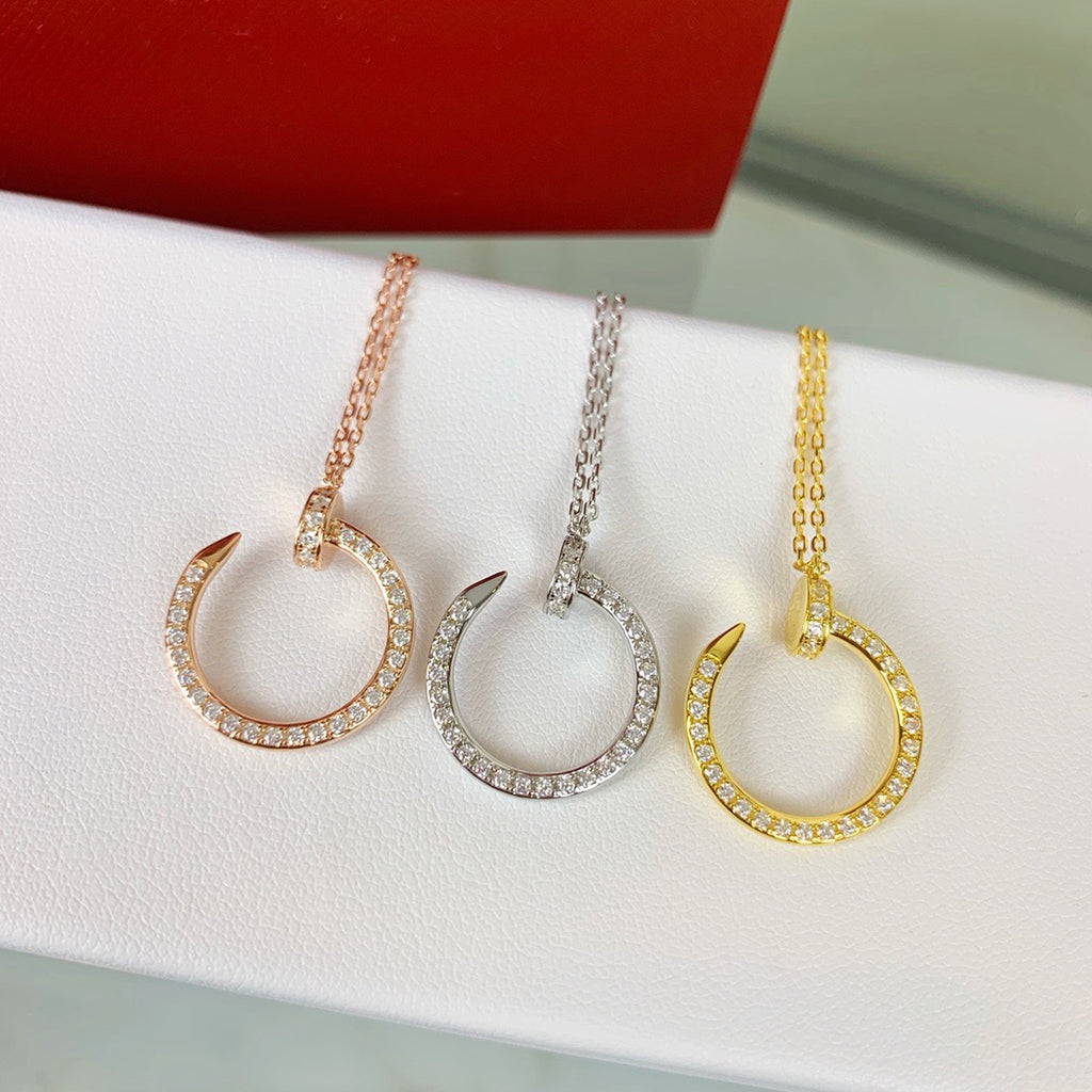 [Luna Brilliance] JUSTE NECKLACE FULL DIAMOND