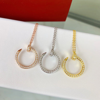 [Luna Brilliance] JUSTE NECKLACE FULL DIAMOND