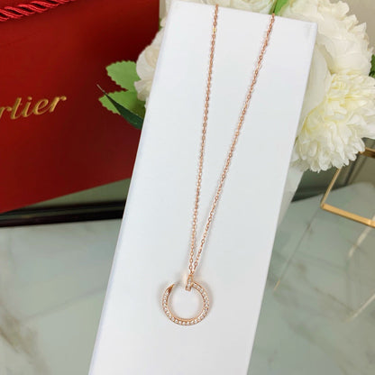 [Luna Brilliance] JUSTE NECKLACE FULL DIAMOND
