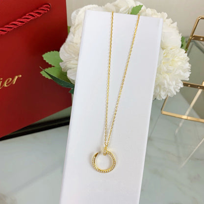 [Luna Brilliance] JUSTE NECKLACE FULL DIAMOND