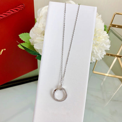 [Luna Brilliance] JUSTE NECKLACE FULL DIAMOND