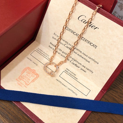 [Luna Brilliance] JUSTE NECKLACE FULL DIAMONDS