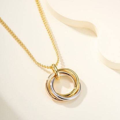 [Luna Brilliance] TRINITY LARGE NECKLACE