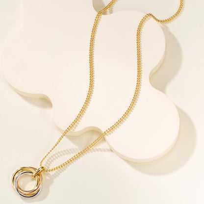 [Luna Brilliance] TRINITY LARGE NECKLACE