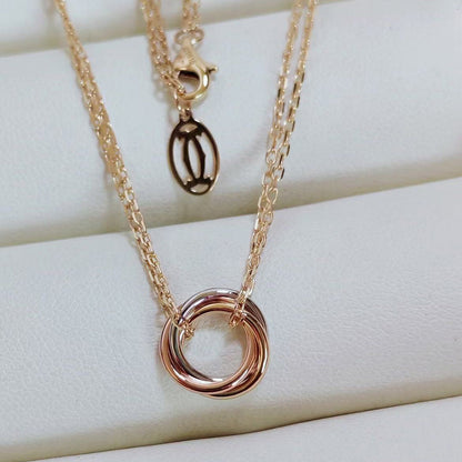 [Luna Brilliance] TRINITY MINI NECKLACE