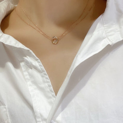 [Luna Brilliance] TRINITY MINI NECKLACE