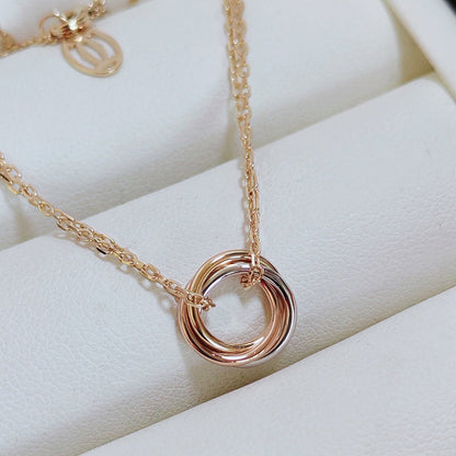 [Luna Brilliance] TRINITY MINI NECKLACE