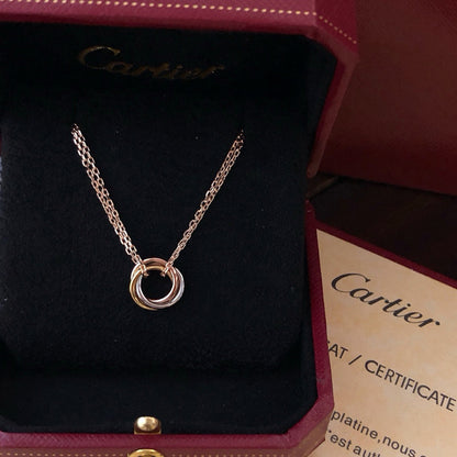 [Luna Brilliance] TRINITY MINI NECKLACE