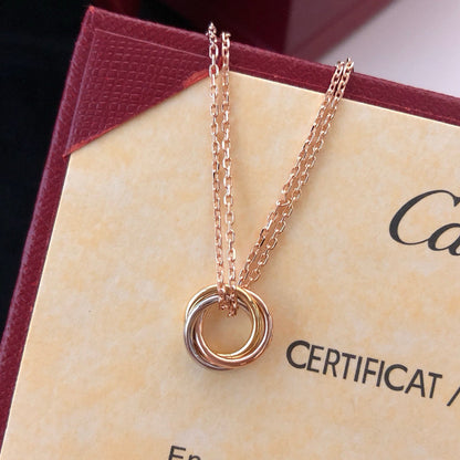 [Luna Brilliance] TRINITY MINI NECKLACE