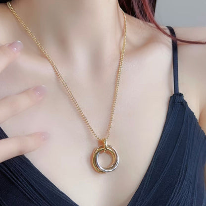 [Luna Brilliance] TRINITY LARGE NECKLACE