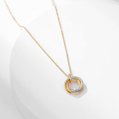 [Luna Brilliance] TRINITY SMALL NECKLACE