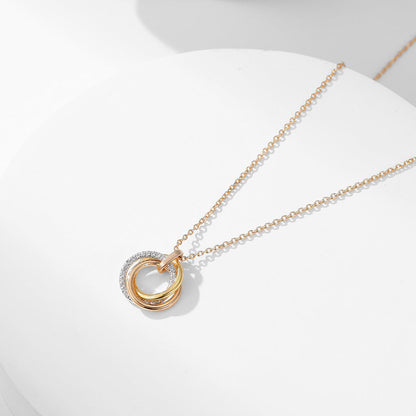 [Luna Brilliance] TRINITY SMALL NECKLACE