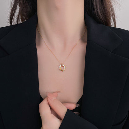 [Luna Brilliance] TRINITY SMALL NECKLACE
