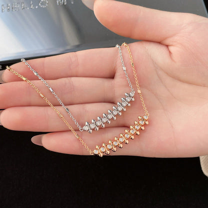 [Luna Brilliance] CLASH  MEDIUM DIAMOND NECKLACE