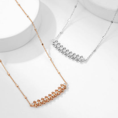[Luna Brilliance] CLASH  MEDIUM DIAMOND NECKLACE