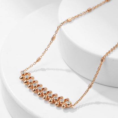 [Luna Brilliance] CLASH  MEDIUM DIAMOND NECKLACE