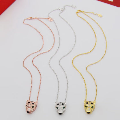 [Luna Brilliance] PANTHERE FULL DIAMOND NECKLACE