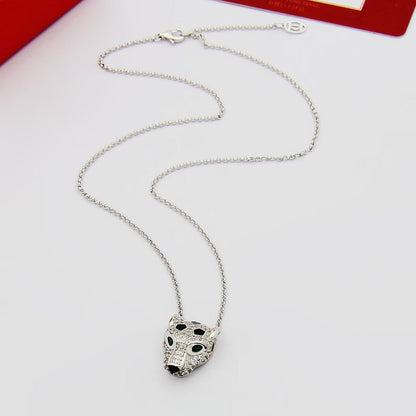 [Luna Brilliance] PANTHERE FULL DIAMOND NECKLACE