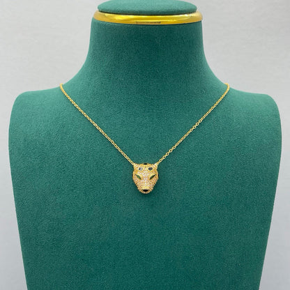 [Luna Brilliance] PANTHERE FULL DIAMOND NECKLACE