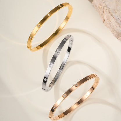 [Luna Brilliance] LOVE BRACELET 3.65MM 10 DIAMONDS