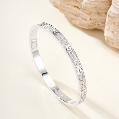 [Luna Brilliance] LOVE BRACELET 4.8MM DIAMOND-PAVED