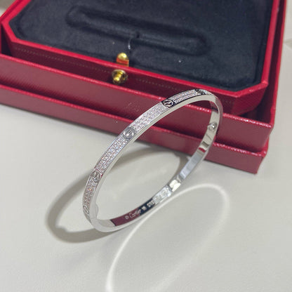 [Luna Brilliance] LOVE BRACELET 3.65MM DIAMOND-PAVED