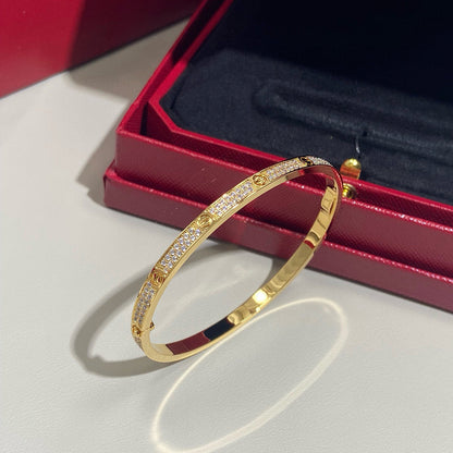 [Luna Brilliance] LOVE BRACELET 3.65MM DIAMOND-PAVED