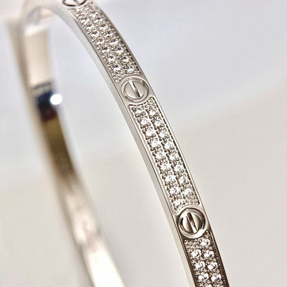 [Luna Brilliance] LOVE BRACELET 3.65MM DIAMOND-PAVED