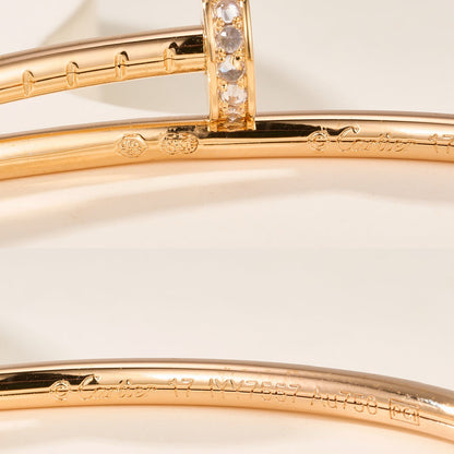 [Luna Brilliance] JUSTE BRACELET 2.5MM DIAMONDS
