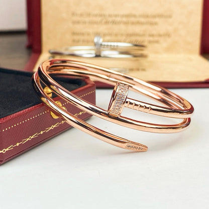 [Luna Brilliance] JUSTE BRACELET 3.5MM DOUBLE ROW DIAMOND