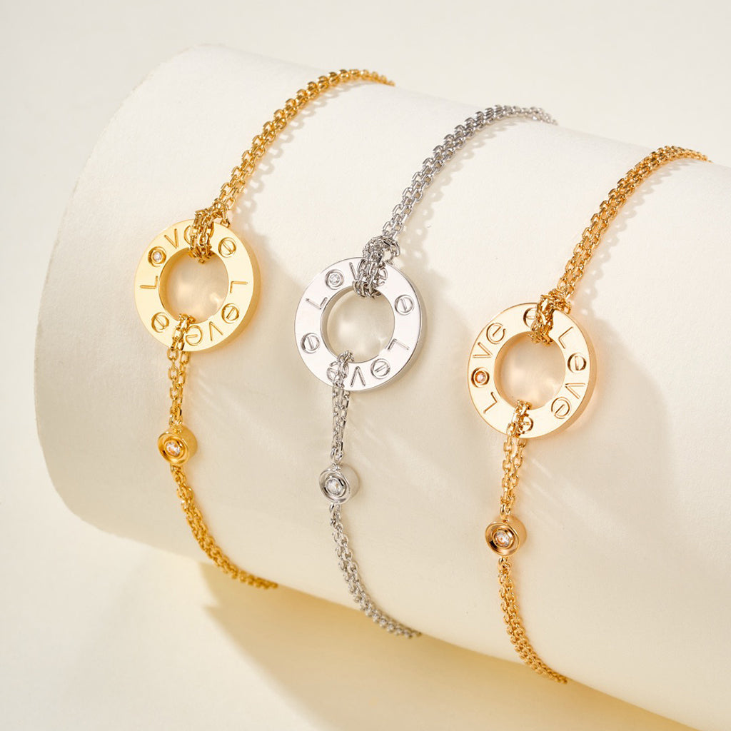 [Luna Brilliance] LOVE BRACELET 2 DIAMOND