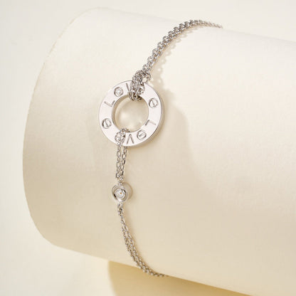 [Luna Brilliance] LOVE BRACELET 2 DIAMOND