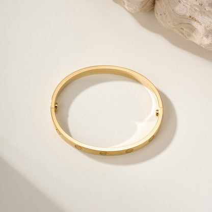 [Luna Brilliance] LOVE BRACELET 6.1MM BRUSHED