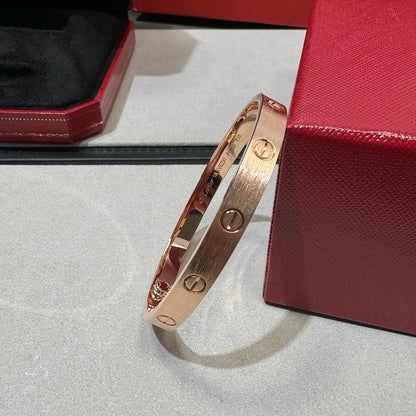 [Luna Brilliance] LOVE BRACELET 6.1MM BRUSHED