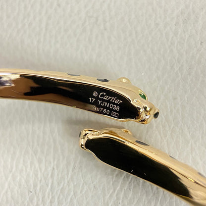 [Luna Brilliance] PANTHERE DOUBLE HEADED OPEN BRACELET