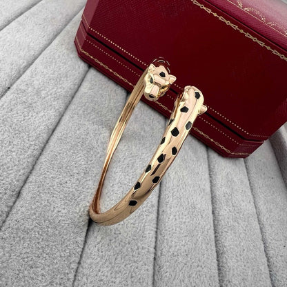 [Luna Brilliance] PANTHERE DOUBLE HEADED OPEN BRACELET