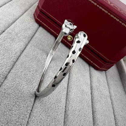[Luna Brilliance] PANTHERE DOUBLE HEADED OPEN BRACELET