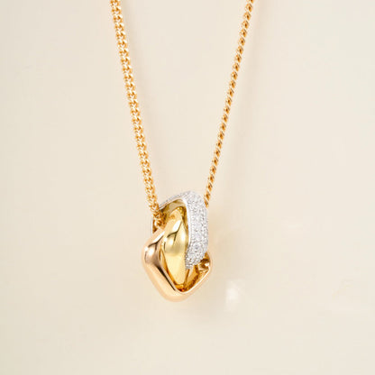 [Luna Brilliance] TRINITY CUSHION NECKLACE COLLECTION