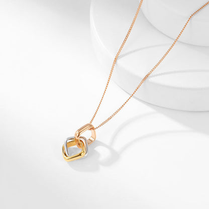 [Luna Brilliance] TRINITY CUSHION NECKLACE COLLECTION