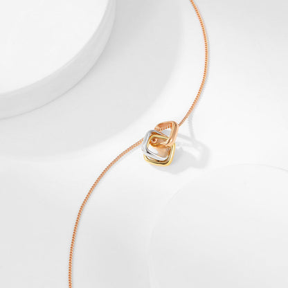 [Luna Brilliance] TRINITY CUSHION NECKLACE COLLECTION